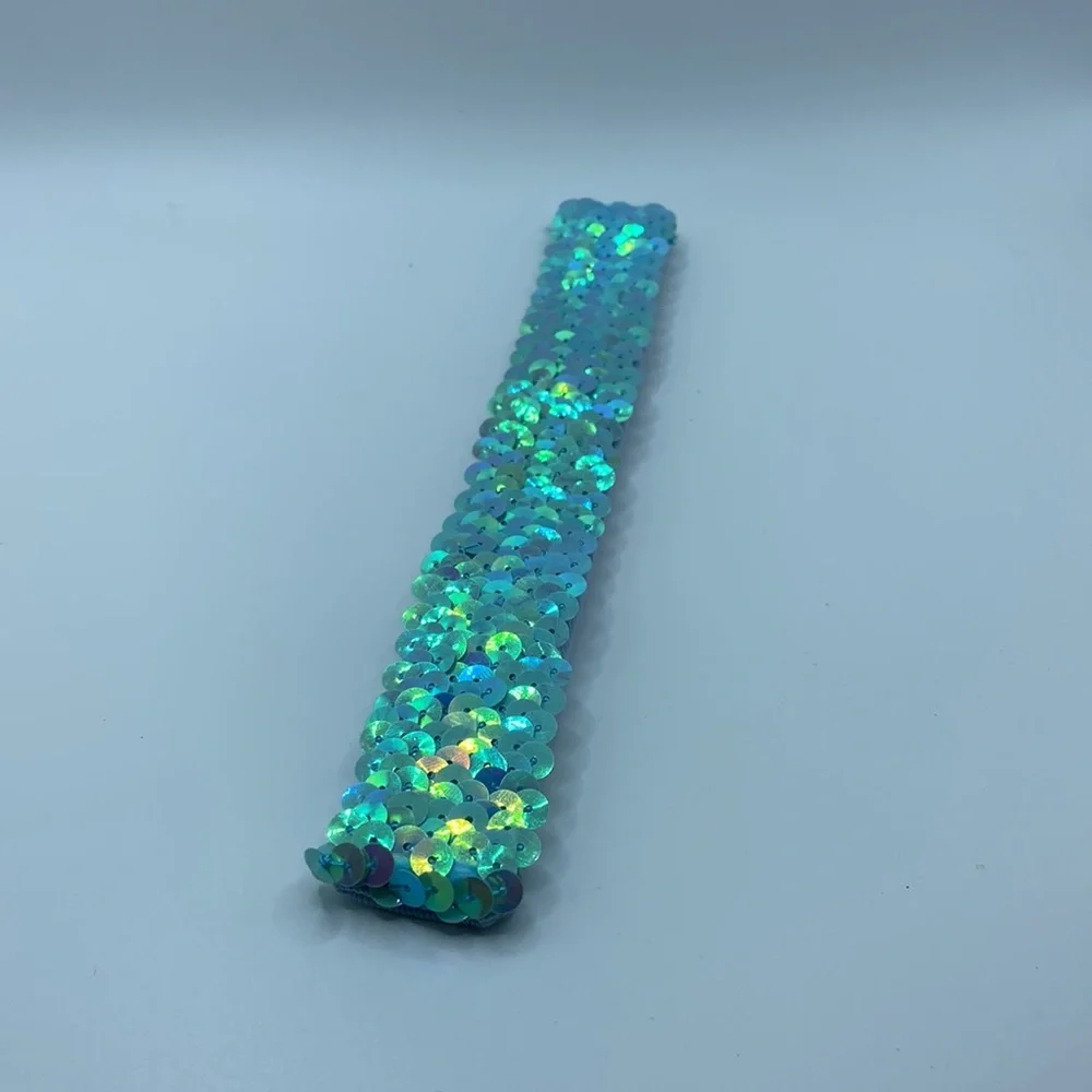 Vintage Sequin Snap Bracelet Y2K